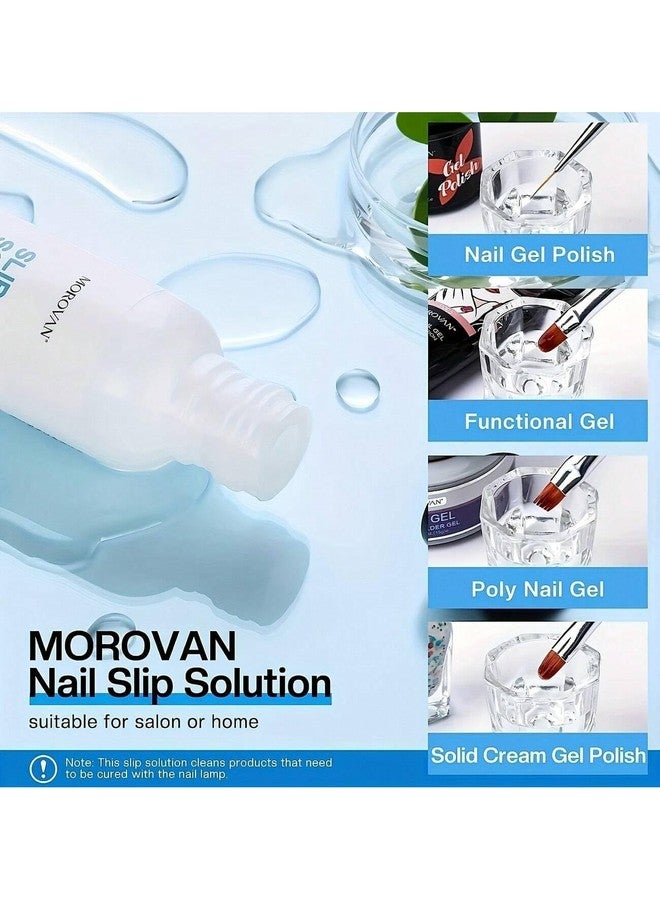 Morovan Self-Leveling Builder Gel for Nails, Clear UV Gel, 208g, Professional Nail Enhancement Formula, Smooth Application - Image 5
